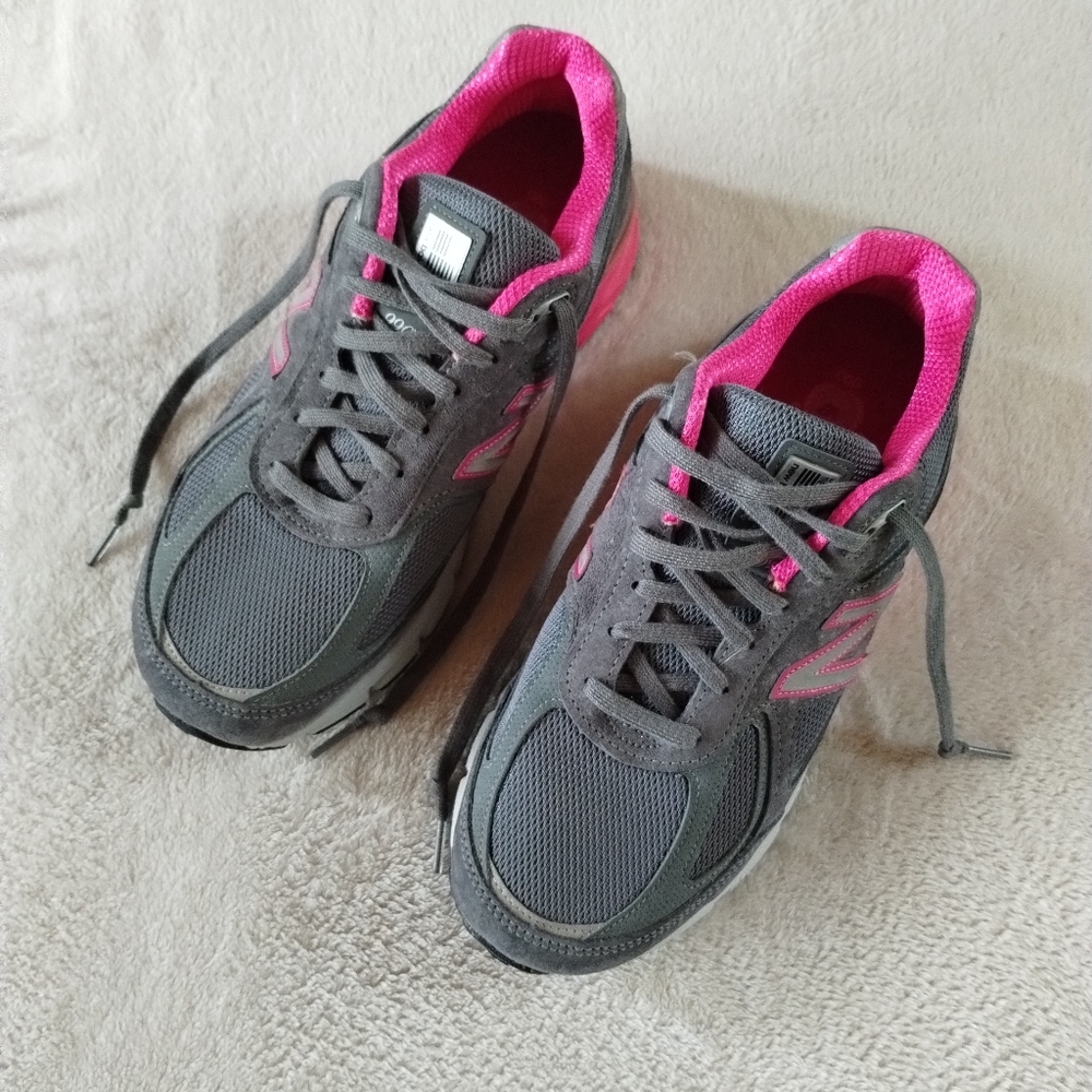 New Balance 990 V4 Women's Gray & Pink  NEW - Picture 7 of 8